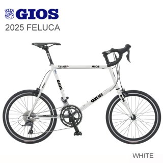 15%OFF】 2025 GIOS ジオス FELUCA フェルーカ ホワイト ミニベロ