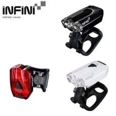画像1: INFINI インフィニ 自転車 ライト ラヴァ I-260WR BLK (1)