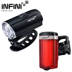 画像1: INFINI インフィニ 自転車 ライト トロン I-8180 コンボ (1)