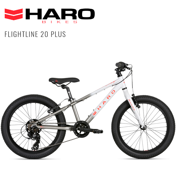 画像1: 【2022年 2月入荷予定】 2022 HARO (ハロー) FLIGHTLINE 20 PLUS (フライトライン 20 プラス) GREY/CHARCOAL FADE 20インチ 子供自転車 (1)
