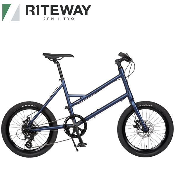 RITEWAY (ライトウェイ) GLACIER (グレイシア) マットネイビー ミニベロ 自転車