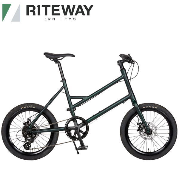 RITEWAY (ライトウェイ) GLACIER (グレイシア) マットダークオリーブ ミニベロ 自転車