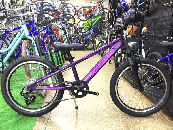 入荷】 MONGOOSE マングース ROCKADILE 20 ロッカダイル 20 PURPLE 20インチ 子供用 自転車 ATOMIC  CYCLE(アトミック サイクル)