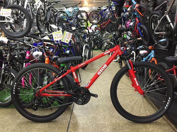 ジュニアマウンテン　24インチ　レッド自転車本体