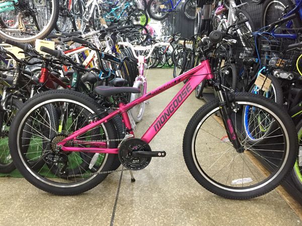 【入荷】 MONGOOSE マングース ROCKADILE 24 ロッカダイル 24 PINK 24インチ 子供用 自転車