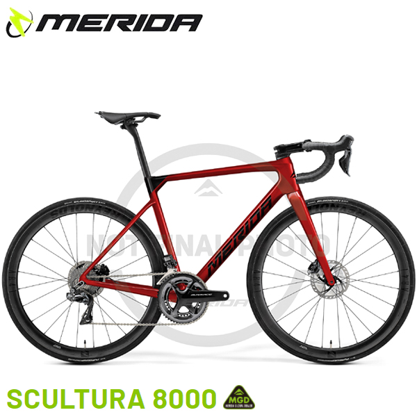 画像1: 2022 MERIDA (メリダ) SCULTURA 8000 DARK STRAWBERRY(BLACK)/ER50 ロードバイク (1)