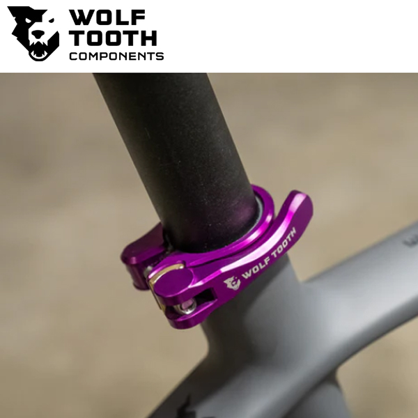 Wolf Tooth ウルフトゥース コンポーネンツ Wolf Tooth Seatpost Clamp Red Quick Release  シートクランプ ATOMIC CYCLE(アトミック サイクル)