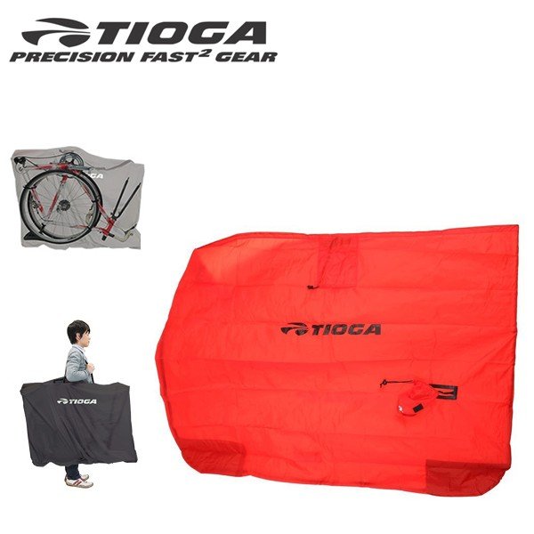 TIOGA タイオガ BAR04401 輪行袋 H-ポッド RED 自転車 輪行バック