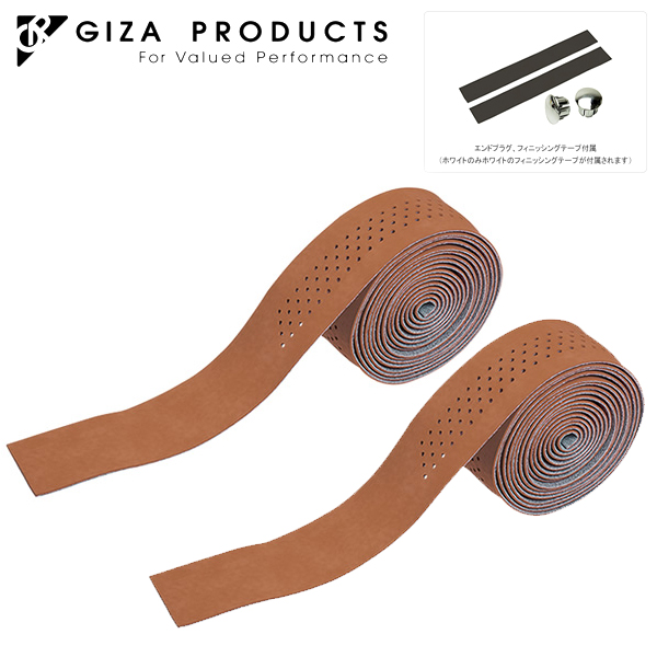画像1: 【8月入荷予定】 GIZA PRODUCTS ギザ プロダクツ VLT-023 スーパ-ライト PU バーテープ BRN HBT02102 バーテープ (1)