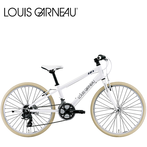 画像1: LOUIS GARNEAU ルイガノ J24 CROSS LG White 24インチ  キッズ 子供 自転車 (1)