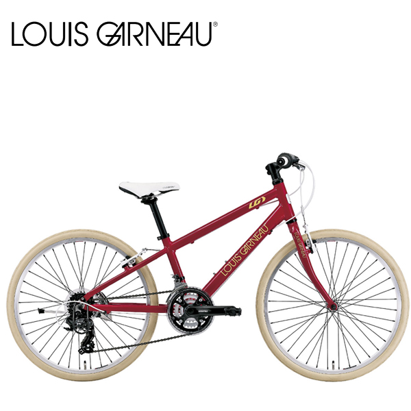 画像1: LOUIS GARNEAU ルイガノ J24 CROSS LG RED 24インチ  キッズ 子供 自転車 (1)