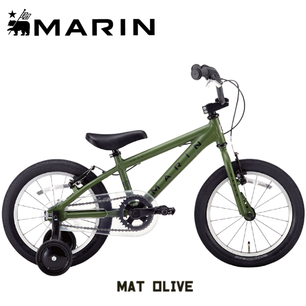 MARIN DONKY Jr16 マリン ドンキー ジュニア MAT OLIVE 自転車 キッズ 16インチ